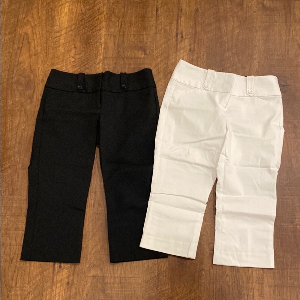 The Limited Casual Black and White Bottoms